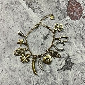 LOFT Lucky Charms Mixed Metal Good Luck Charm Bracelet